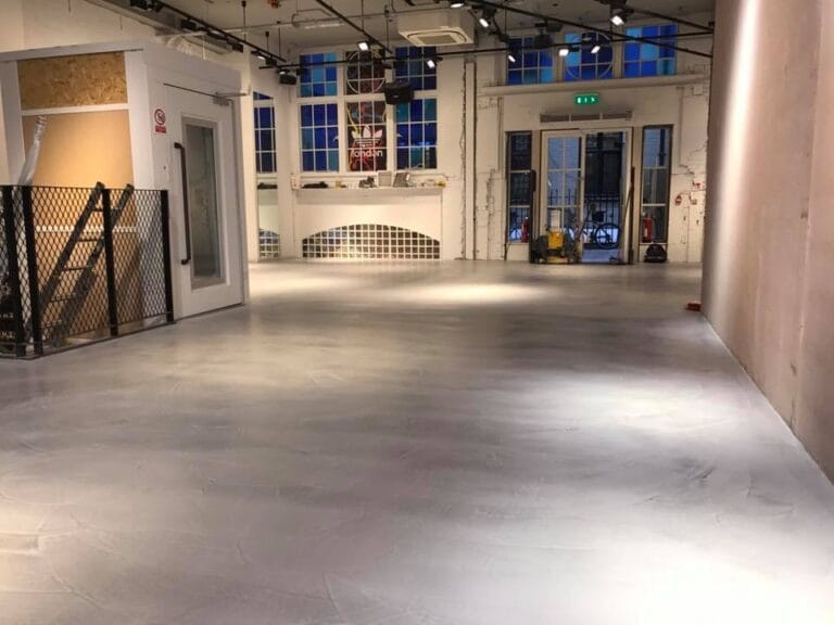 Politura Microcement flooring in an Adidas retail store
