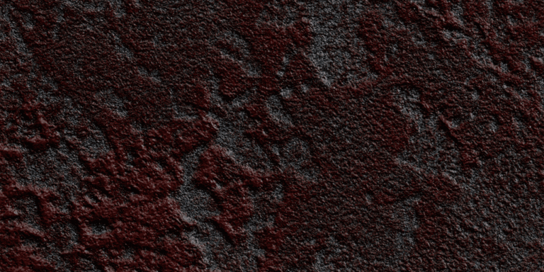 Corten M3D colour swatch, dark brown and grey mottled, from ErreLAB's Metallo 3D collection