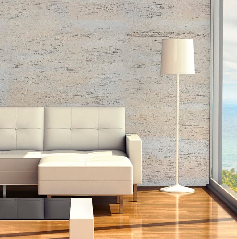 Rialto Mediterraneo Roman Guidonian Travertine Effect decorative wall finish in interior