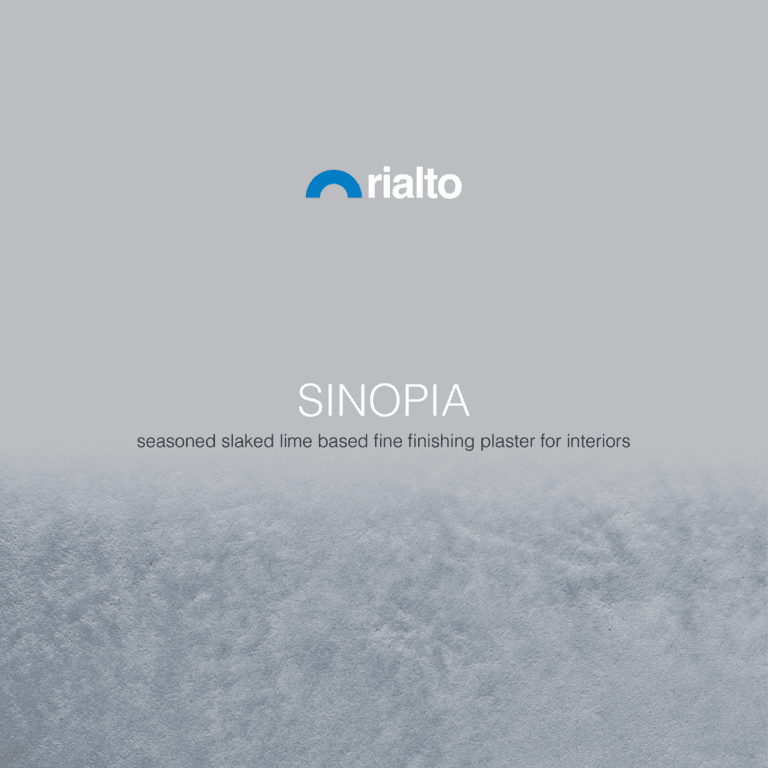 Plaster Ralto Product Brochures and useful links - Achtis Group